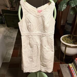 Lilly Pulitzer Textured Cream Dress